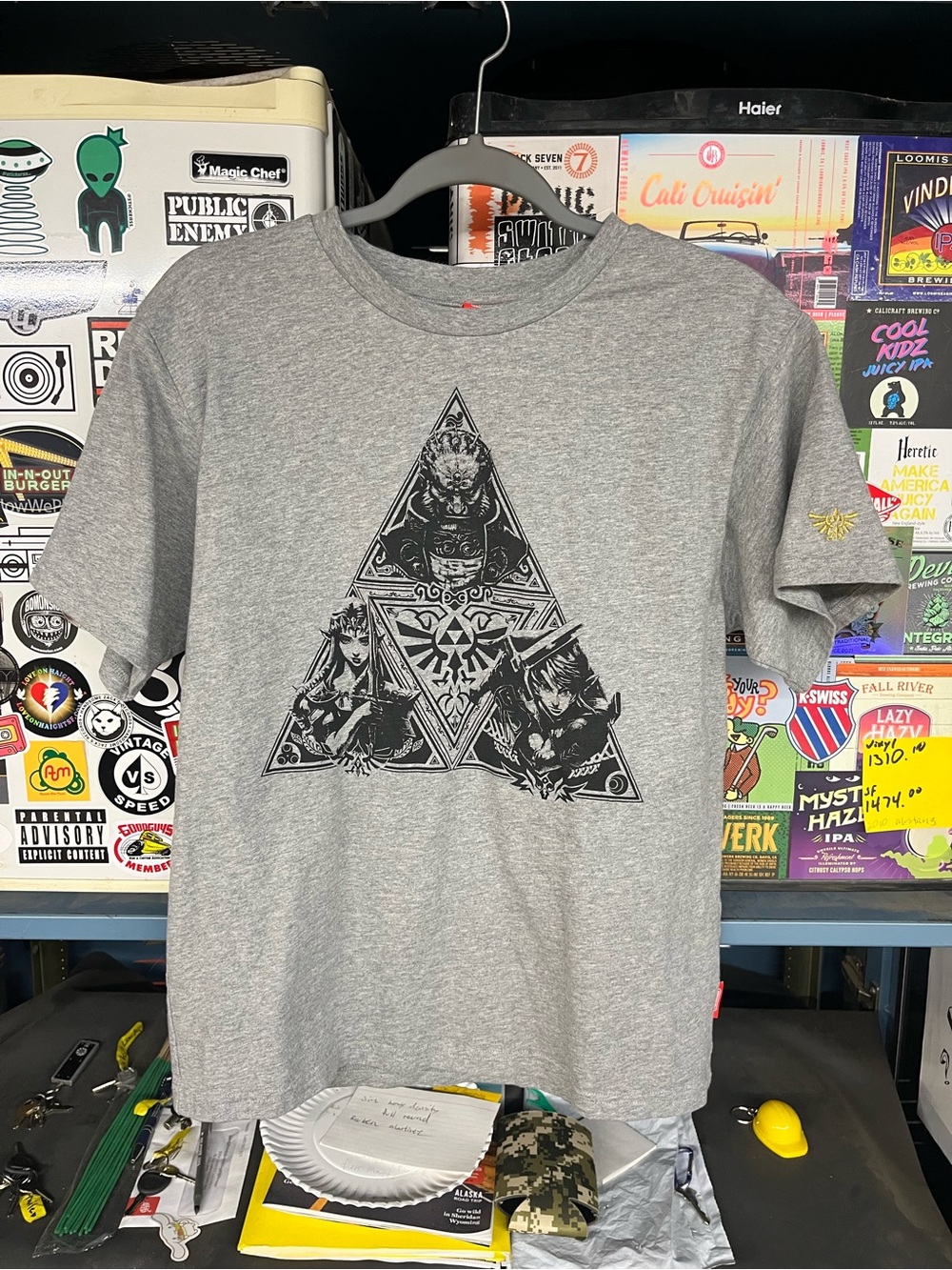 Nintendo TOKYO limited products T-shirt Triforce The Legend of Zelda